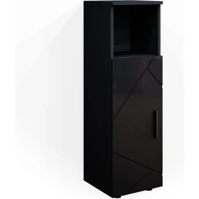 Afbeelding van Vicco Halfhoge kast Irma, Antraciet/Antraciet, 30 x 95 cm