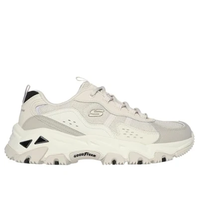 Afbeelding van Skechers D Lites Hiker Sneakers laag, Dames, Maat: 39.5, Beige Polyester