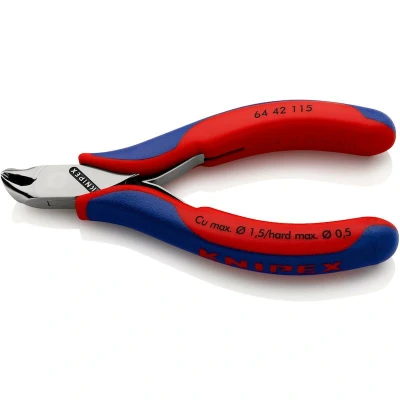 Image de KNIPEX 64 42 115 électronique/pince coupante avec poignées multi composants mm