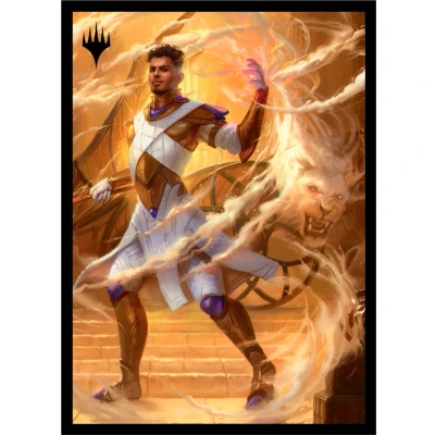 Afbeelding van Ultra PRO Aetherdrift Winter, Cursed Rider 100ct Deck Protector® hoezen voor Magic: The Gathering, sportkaarten, MTG, D&amp;D, gedimensioneerd om kaarten van standaardformaat te passen