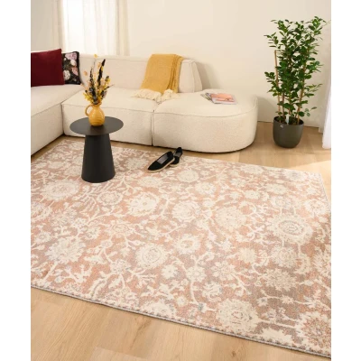 Afbeelding van Vintage Tapijt/Vloerkleed Classic Marjorie Terracotta 120x170 Cm