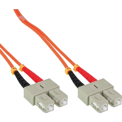 Afbeelding van InLine SC Duplex Optical Fiber Patch kabel Multi Mode OM2 0,50 meter