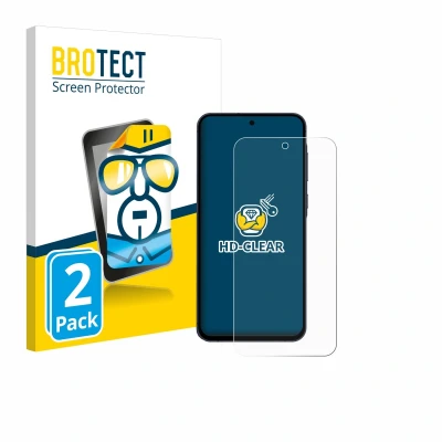 Afbeelding van BROTECT Screenprotector voor Samsung Galaxy A55 5G Enterprise Edition Folie Beschermfolie transparant (2 Stuks)