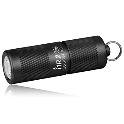 Afbeelding van OLIGHT I1R II Pro EOS Mini zaklamp, 180 lumen, superheldere USB oplaadbare sleutelhanger, IPX8 waterdicht, 2 m valbescherming, kleine zaklamp voor outdoor, camping en repaturen, zwart