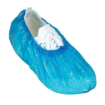 Afbeelding van SF 100 stuks waterdichte wegwerp overschoenen van hoogwaardig polyethyleen, blauw