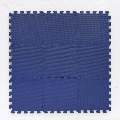 Afbeelding van BabyDan Speelkleed Speelmat Tegels Foam Ocean Blauw Navy 90 x cm Voor binnen en buiten