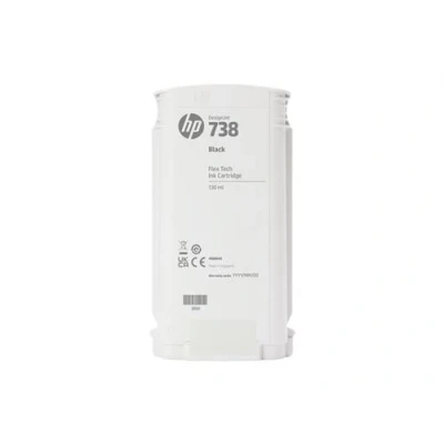 Afbeelding van HP Designjet 738 inktpatroon, 130 ml, zwart