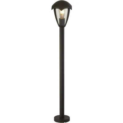 Afbeelding van Tuinpadverlichting Bluebell, IP44, zwart, hoogte 97 cm, metaal