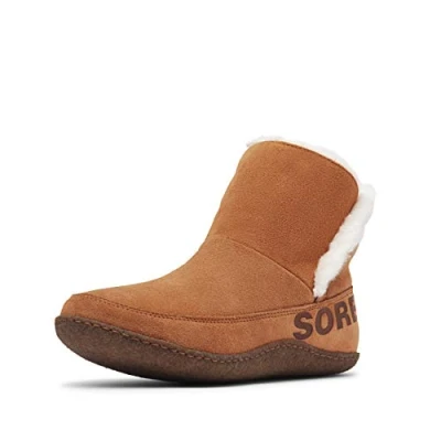 Afbeelding van Sorel Nakiska Bootie Dameslaarzen, Bruin Camel Brown X Natural