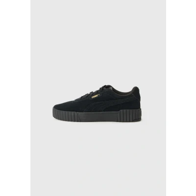 Afbeelding van PUMA Carina 3.0 Sd Sneakers voor dames, Zwart Goud