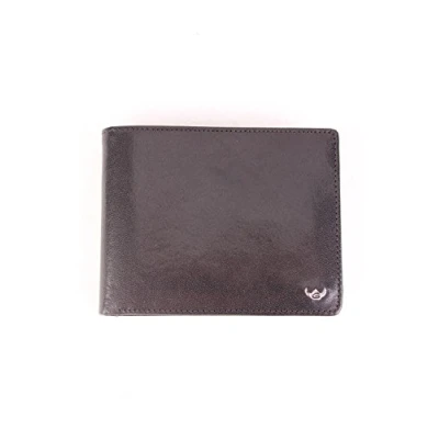 Afbeelding van Golden Head Leren Portemonnee Colorado RFID Protect Billfold Coin Wallet Black Zwart