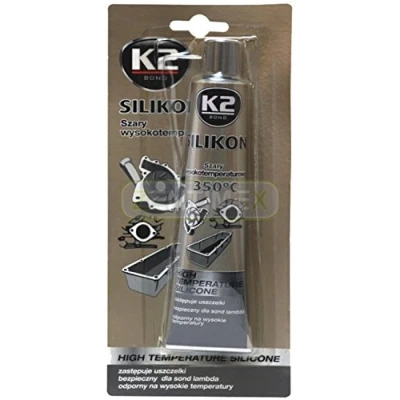 Afbeelding van K2 Bond Siliconen hoge temperatuur, tot 350 graden, grijs, 85 g