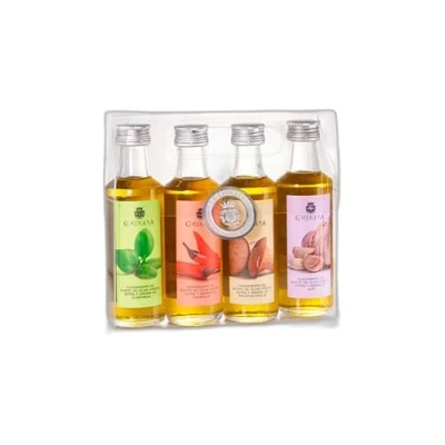 Image de Huile d&#039;Olive Vierge Extra ‘4 Condiments’ (4 x 100 ml) La Chinata