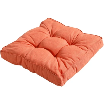 Afbeelding van Madison Florance Kussen Panama Flame Orange 47x47 Oranje