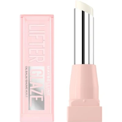 Afbeelding van Maybelline New York Lifter Glaze Oil 001 Clear Crave Lippenbalsem Tot 24 uur hydratatie Met glanzende pigmenten 3 gr
