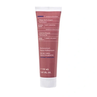 Afbeelding van Korres Apothecary WILD ROSE Petal SOFT Cream Exfoliator Gezichtsreiniger, Dames, Maat: 150 ml, Neutral
