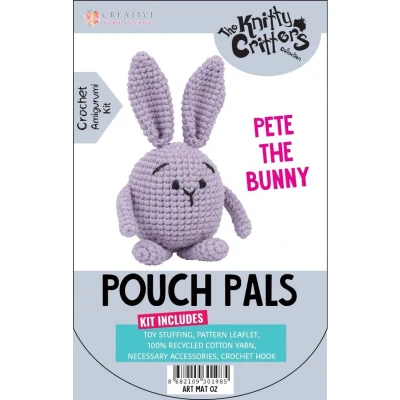 Afbeelding van Knitty Critters Pouch Pals Pete The Bunny