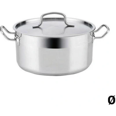 Afbeelding van Kookpot met Deksel Quid Azzero Roestvrij staal Afmetingen 32 cm