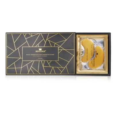 Afbeelding van Revitale Gold Eyes Collageen Anti rimpel masker, hydraterend, hyaluronzuur, 30 stuks