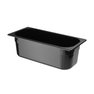 Afbeelding van Hendi IJscontainer Polycarbonaat Zwart 360x165x(H)120mm 807033