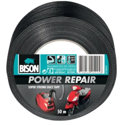 Afbeelding van Power Repair Zwart Rol 50 m Bison