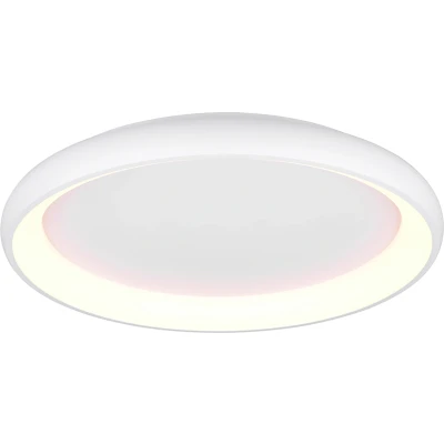 Afbeelding van Plafondlamp Cardona, Ø 75 cm, mat wit, metaal, CCT