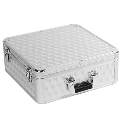 Afbeelding van Roadinger cd koffer opbergsysteem aluminium voor 100 CDs case