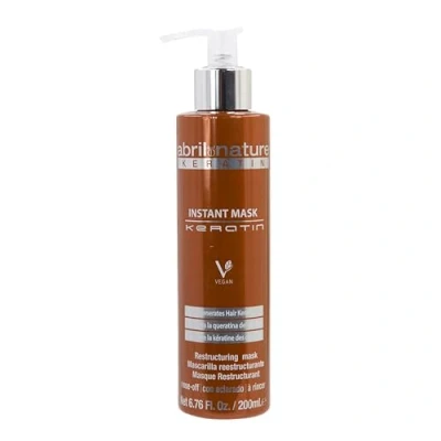 Afbeelding van abril et nature Ultrasnel haarmasker met keratine voedt, versterkt en regenereert de haarvezel Herstelt beschadigd broos haar Glad glanzend uiterlijk 200 ml