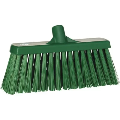 Afbeelding van Vikan Bezems en Vegers Harde Bezem Met Polyester Vezels 330x100x170mm Groen