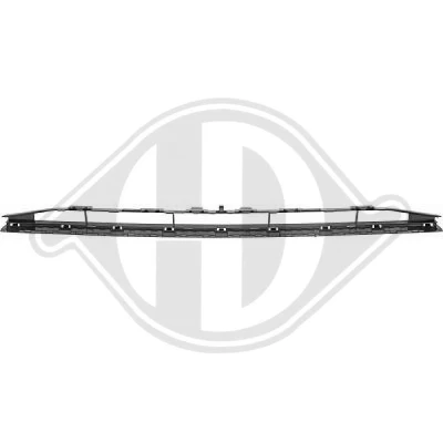 Afbeelding van DIEDERICHS 1033445 Bumper Grill Voor AUDI: A3 Sportback, Hatchback, Saloon