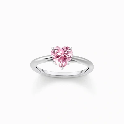 Afbeelding van Thomas SABO Ring, Dames, Maat: 56, White