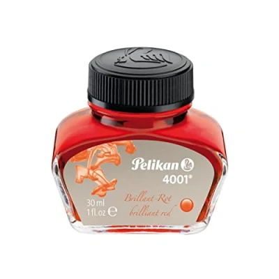 Afbeelding van Pelikan Inktglas 4001, 30 ml, 1 stuk ml rood
