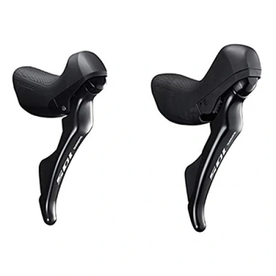 Afbeelding van Versteller met remhendelset 2 x 11 speed Shimano 105 ST R7000 zwart