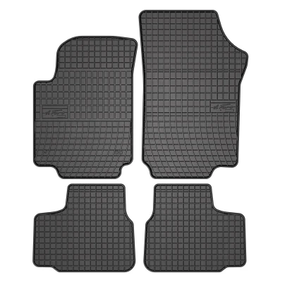 Afbeelding van FROGUM 0399 Vloermatset Rubber voor en achter 4 Zwart Op maat gemaakt VOLKSWAGEN: up! Hatchback