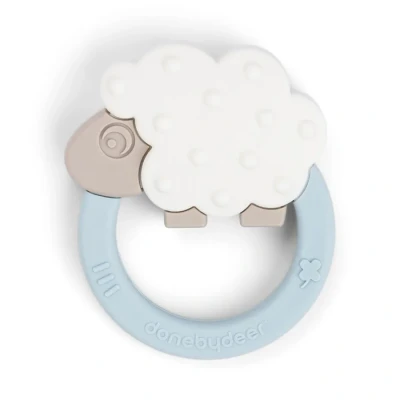 Afbeelding van Done By Deer Bijtring Silicone Sheepy Blue