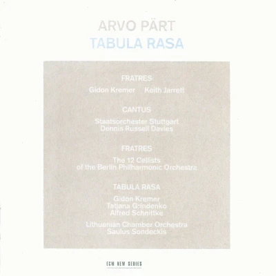 Afbeelding van Arvo Pärt Tabula Rasa (CD)