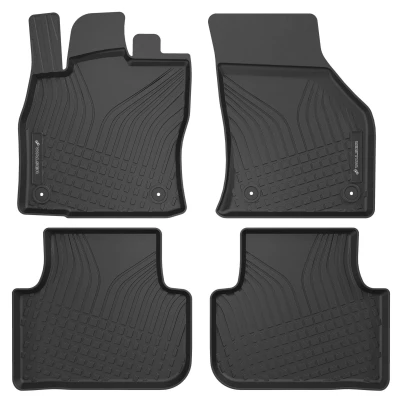 Afbeelding van WALSER 100152 Vloermatset TPE (thermoplastische elastomeer) zwart VOLKSWAGEN: Golf Sportsvan (AM1, AN1) 1.4 TSI MultiFuel, 1.0 TSI, 1.5 1.6 TDI