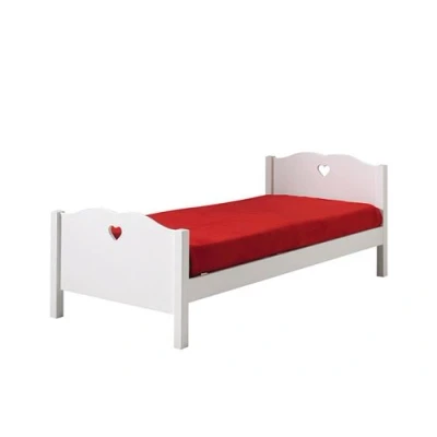 Image de lit Amori Blanc 90x200 cm MDF Vipack