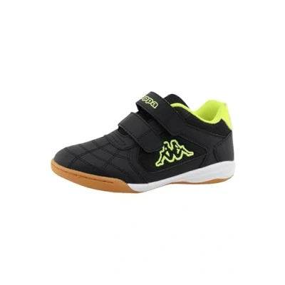 Afbeelding van Kappa Indoor kinderschoenen Zwart Neon Geel 95K0233002