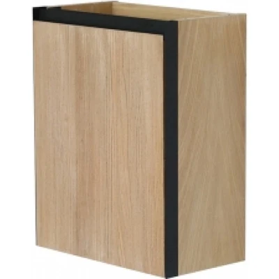 Afbeelding van Wiesbaden Lotus fonteinkast 40x21,8 cm naturel eik/mat zwart