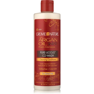 Afbeelding van Creme of Nature Argan Oil Pure Licious Co Wash 355 ml