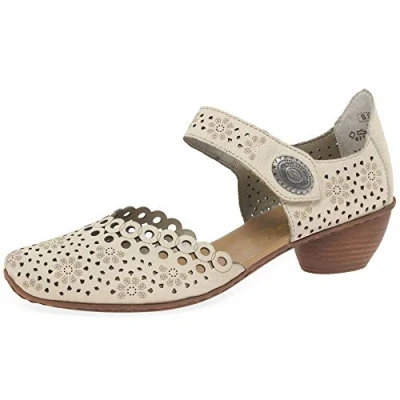 Afbeelding van Rieker 43711 00 Mary JanesFemme, Crème, 40 EU