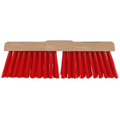 Afbeelding van Stadsbezem ronde kap kunststof haren 45cm