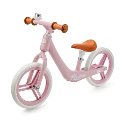 Afbeelding van Kinderkraft FLY PLUS Loopfiets Lichtgewicht magnesium frame met niet punctie EVA wielen Verstelbaar zadel (34 42 cm) Beperkte stuurhoek en antislip handvatten Geschikt voor kinderen vanaf 2 jaar Ergonomisch comfortabel Powder Pink