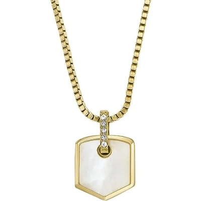 Afbeelding van Fossil dames Heritage ketting JF04529710 in de kleur Goud