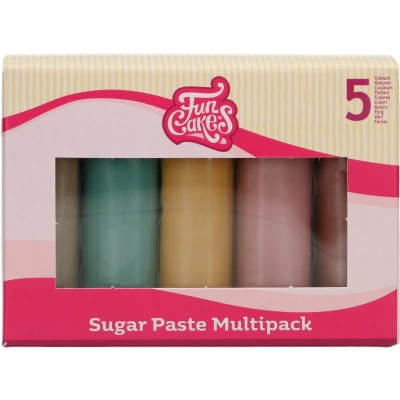 Afbeelding van FunCakes Rolfondant Multipack Earth Kleuren 5x100g