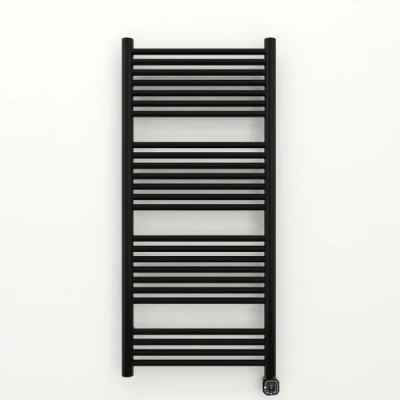 Afbeelding van 1200x550 600 watt │ Thermrad Tone E matzwart. Artikelnr: HB R0413BE