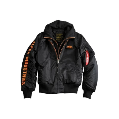 Image de Blouson Bomber Alpha Industries MA 1 D Tec SE noir / orange M
