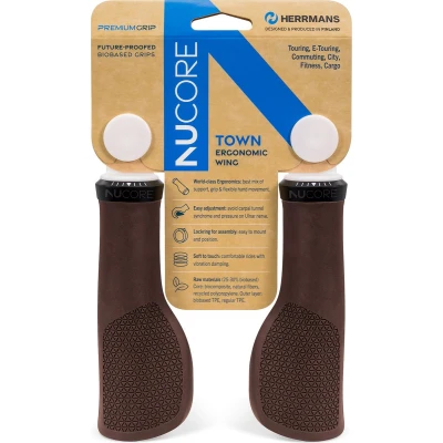 Afbeelding van Sturmeyarcher Handvatten Nucore Town Peak 130mm ø22mm bruin