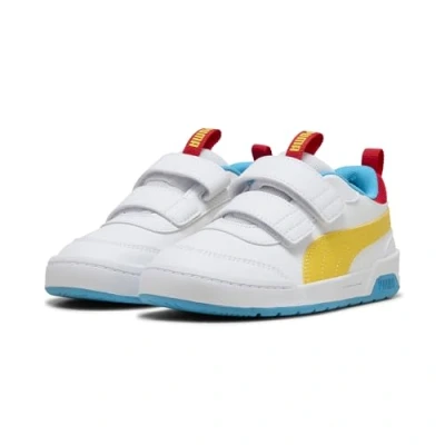Afbeelding van PUMA Multiflex 2 Colour sneakers, Geel/Wit, Maat 32